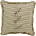 thumbnail image 5 of VHC Brands Prairie Winds Bedding Accessory, Green Stripes, 5 of 6