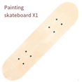 thumbnail image 2 of Planche à Roulettes 58,5 cm Érable Planche à Roulettes Vierge DIY Planche Décorative, 2 of 5