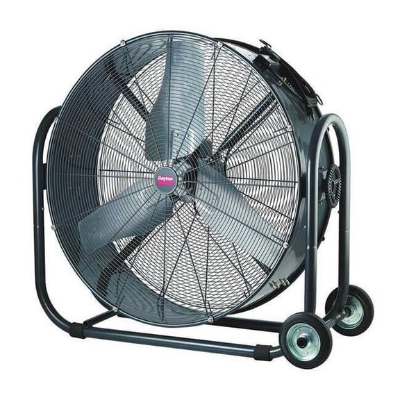 Dayton Light Dty Indstrl Fan,24" Blde Dia.,2Spd 1YNW3