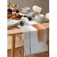 thumbnail image 6 of Ldtrchee Orange Grey Oil Painting Table Runner 72 Inches, Ombre Watercolor Modern Art Bed Runner Dresser Scarves Tabletop for Indoor Outdoor Parties/Ceremony/Banquet, 14" x 72", 6 of 8