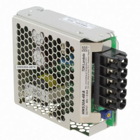 TDK Lambda AC/DC Enclosed 30W 48V Embedded Switch Power Supply HWS30A-48