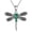 05-May-Emerald, variant on Dragonfly Necklace 925 Sterling Silver Heart JulyBirthstone Pendant Cute Dragonfly Jewelry Gift for Women Lovers