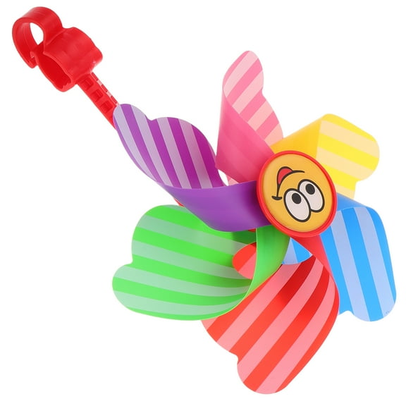 unbranded Detachable Plastic Windmill For Kids Bikes Pinwheel Bike Handlebar Pinwheel For Children Bicycles And Scooters Accessories Fun Outdoor Toy