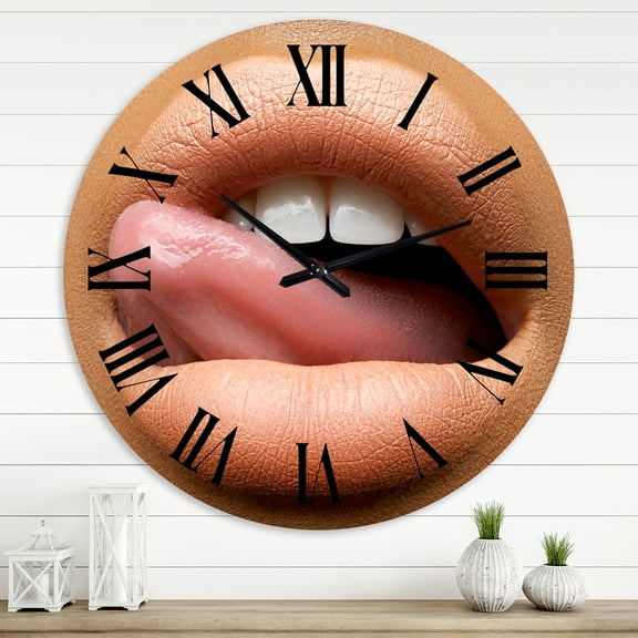 Designart 1 in Modern,Contemporary Wall Clock