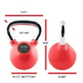 thumbnail image 2 of CAP Barbell Rubber Coated Kettlebell, 25lb, Single, 2 of 7