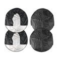 thumbnail image 3 of OULII 4pcs Trailer Tire Covers Black Synthetic Material Scratch Protection Storage, 3 of 8