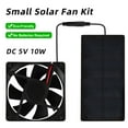 thumbnail image 4 of Mistaha Panneau Solaire Portable Mini Ventilateur pour Refroidissement Extérieur - BSY-2431 Kit de Ventilateur Solaire Compact pour Camping et Randonnée, 4 of 6