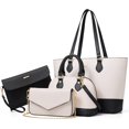 thumbnail image 1 of Set de bolsos Bagsure Fashion para mujer, 4 piezas, piel sintética, 1 of 6