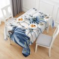 thumbnail image 6 of Blue Gray Pumpkins Fall Table Cloth Waterproof Tablecloths, Thanksgiving Eucalyptus Leaves Tablecloth Dining Table Cover for Kitchen Party Tabletop Outdoor, Rectangle Tablecloth 60x120 Inch, 6 of 9