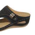 thumbnail image 3 of Sandalias Dedo Del Pie Cuña Casuales Huecas Verano Mujeres Ortopédicas Avistables Cómodo para Viajar Al Aire Libre, 3 of 6
