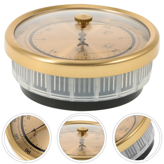 BESTOYARD Portable Dial Design Barometer with Thermometer Hygrometer and Sunshine Rain Indicator