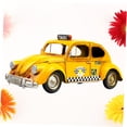 thumbnail image 3 of Supvox Retro Iron Sculpture Home Decor Taxi Model Car for People Who Love Collecting Metal Crafts 1Pack, 3 of 8