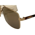 thumbnail image 3 of Converse Men Sunglass Gold Rectangle Fashion Metal, Brown Flash Lens H052, 3 of 6
