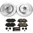 thumbnail image 3 of PowerStop Rear Z23 Evolution Sport Carbon-Fiber Ceramic Brake Pad and Drilled & Slotted Rotor Kit Fits: LAND ROVER Select Models K7089, 3 of 10