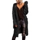 thumbnail image 1 of Cárdigan de invierno para mujer, de manga larga, de color liso, de punto, con bolsillo, chaqueta tipo cárdigan, abrigo para mujer, 1 of 9