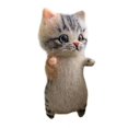 thumbnail image 1 of Muñeca de gato de fieltro Kit de fieltro de aguja de lana Diy Gatito de fieltro hecho a mano Gato lindo terminado, 1 of 3