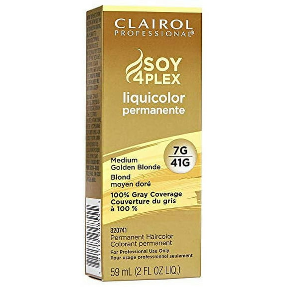 Clairol Professional Liquicolor 7G/41G Medium Golden Blonde, 2 oz