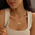 thumbnail image 2 of Turandoss Custom Name Necklace Personalized - 14K Gold Plated Necklace Personalized Monogram Pendant Name Necklaces for Women Trendy Jewelry Gifts for Women Mom Her Birthday Gifts, 2 of 8