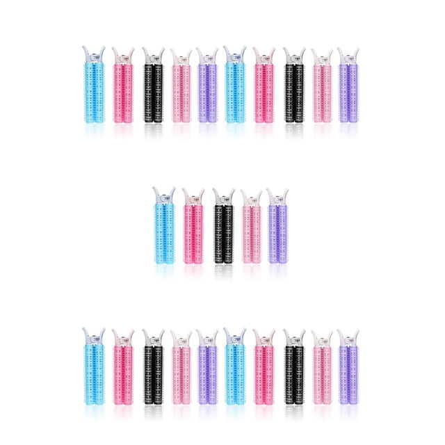 Qarigey Hair Clips Bangs Peluquería Peluquería Horquillas Lazy Curly Tube Portable Travel Lavable Rizadores Rodillos 5PCS Color al azar Type2 NO2 Qarigey CBP258945