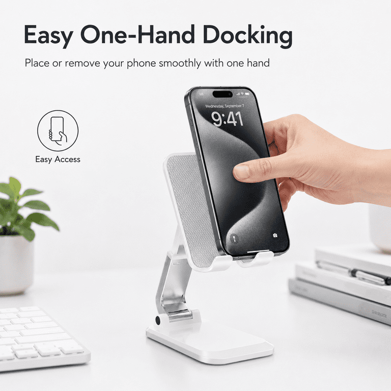 Adjustable Tablet and Phone Stand for Desk photo 4