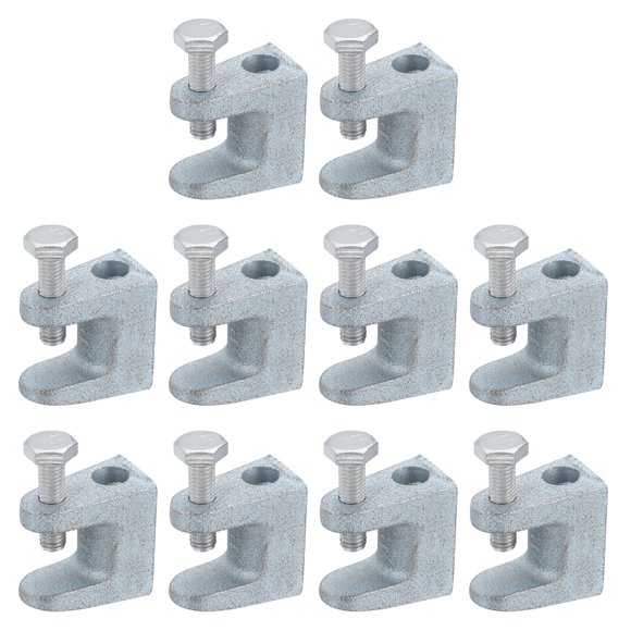 Uxcell 30 Pack Beam Clamp, 0.79 Inch Wide Jaw Opening C Clamps Metal Tiger Clamp