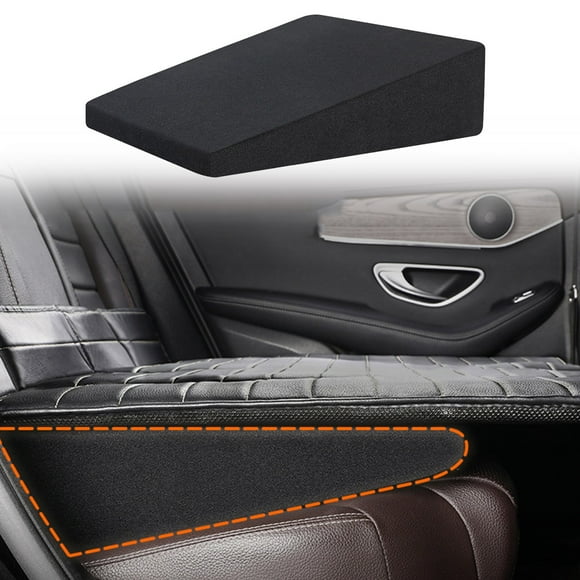 Cagogo Car Rear Seat Leveling Pad, Adjustable Height Booster Mat for Car Bed Conversion, Extra Thick Foam Wedge Pad for SUV Sedan, Non Slip Car Seat Cushion for Travel Camping Road Trip