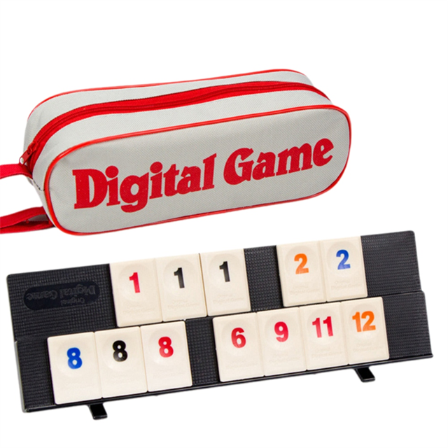 Mahjong Israélien Standard, Mahjong Numérique, Rami Classique, Accessoires de Jeu de Table Multijoueur pour Fêtes Décontractées
