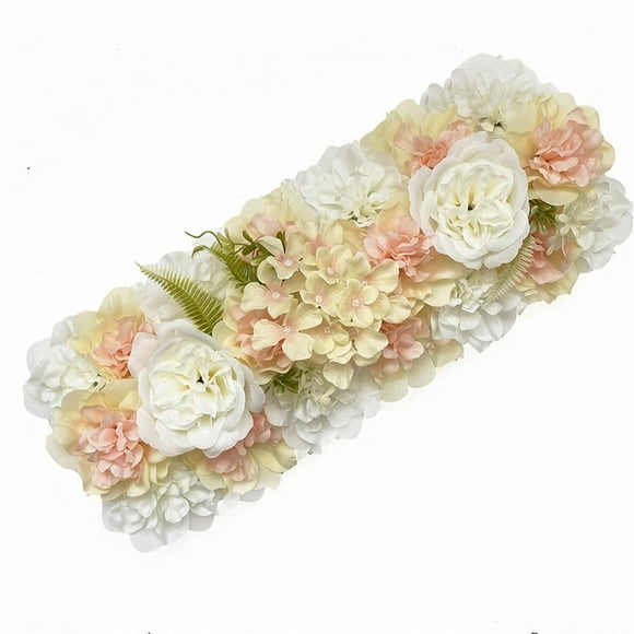 Fake Flowers Promotion Sale! Artificial Flower Art Artificial Flower Panels Silk Flower Background Wedding Arch Background 3D Artificial Flowers Rose Panel Flower Wall Mat Rose Flower Panel