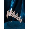 thumbnail image 3 of 1pc Luxurious & Elegant Princess Crown Bridal Hair Accessory For Wedding Party, 3 of 4