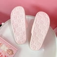 thumbnail image 4 of BRIGHTFUFU 1 par de preciosas pantuflas estéreo Piggy Pantuflas antideslizantes de baño antideslizantes para el hogar interior tamaño 36-37 yardas (rosa), 4 of 4