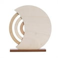 thumbnail image 3 of Wooden Desk Decoration Moon Rotatable Calendar for Perpetual Home Office Decor, 3 of 8
