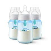 Philips Avent Anti-colic Bottle with AirFree Vent, 9oz, 3pk, Blue, SCY703/23