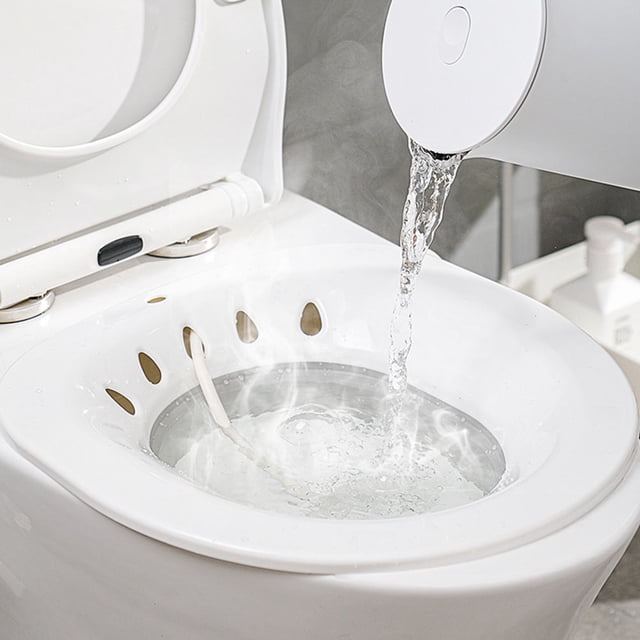 FONDOTIN Bidet de Voyage Portable 1Pcs Gris PP Bassin de Lavage Assis pour Femmes Post-Partum