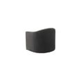 thumbnail image 5 of SAFAVIEH Couture Laylette Modern Velvet Solid Accent Chair, Dark Grey, 5 of 5