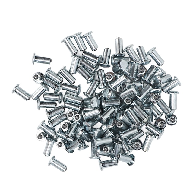100 piezas de perno de neumático fuerte antideslizante para ATV UTV carretilla elevadora vehículo todoterreno plata 14mm Jadeshay A