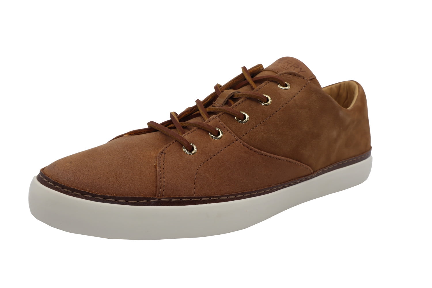 sperry men's leather sneaker