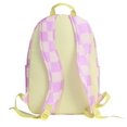thumbnail image 2 of CRCKT 17-inch Kids Polyester Backpack - Peach Fuzz, Pink and Yellow Checker, 2 of 9