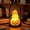 Orange, variant on 3 Tier Stacked Lantern LED Pumpkin Lights, Battery Operated Halloween Electronic Pumpkin Lamp with 3 Styles Base, Spooky Tabletop Halloween Decoration for Home Mantel Party Tiered Tray Decor