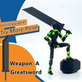 thumbnail image 4 of Set de figuras de acción Qoopower T13 Titan 13 Robot Articulated, 4 of 7