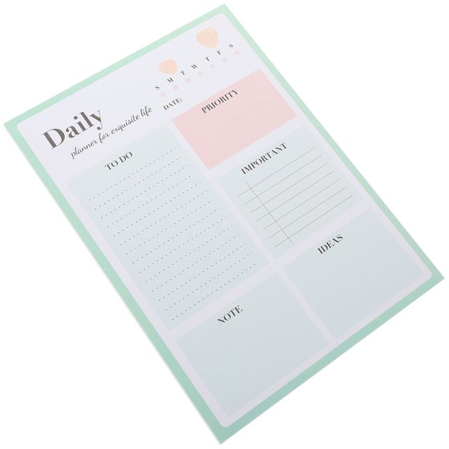 unbranded Cuaderno De Notas Para Organización De Diarias En Oficina Y Estudio