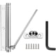 thumbnail image 1 of Cierrapuertas con resorte automático Universal, ligero, de aluminio, puerta lateral flexible, desaceleración mecánica con tornillo y llave para puerta batiente, dormitorio, oficina, hogar, hotel, 1 of 5