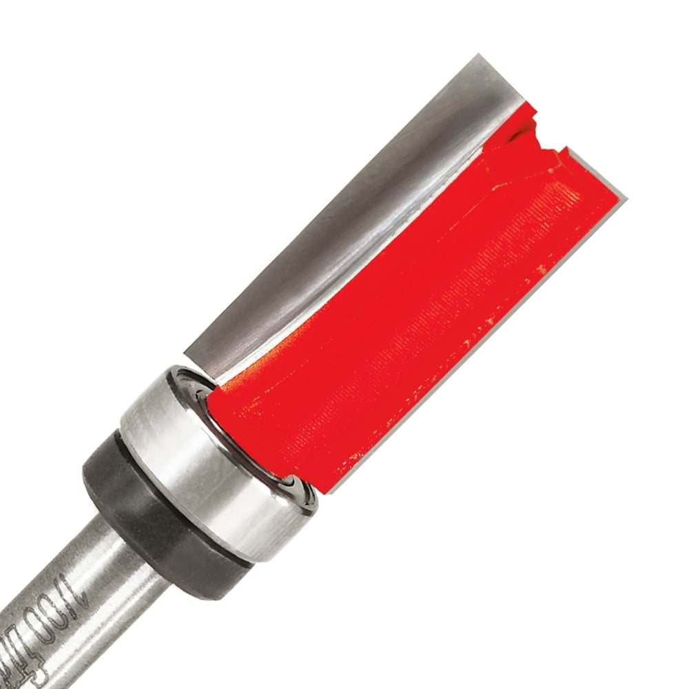 Freud 1/2 in. x 2-5/8 in. L Carbide Tipped Top Bearing Flush Trim Router Bit