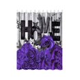 thumbnail image 1 of FOCUSNORM Jolis Rideaux de Douche pour Salle de Bain Imprimé de Lettres Motif Rose Transparence Forte Rideau de Douche Mode, 1 of 6