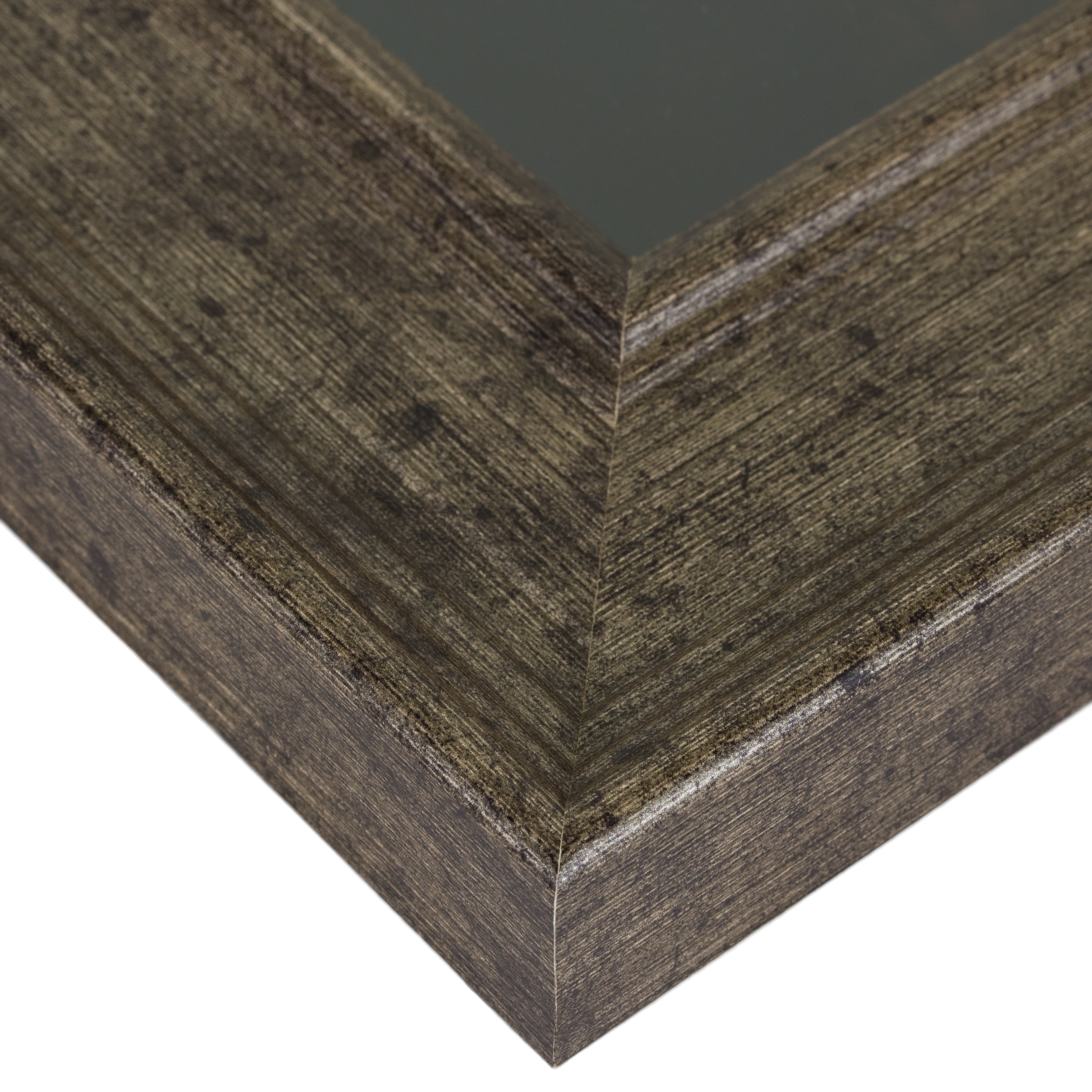 Craig Frames Revival, 18x24 inch Tarnished Silver Picture Frame Matted for a 12x18 Photo