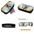 thumbnail image 5 of Binienty Cute Yorkshire Dog Bookbag for Girls Cute Kids Backpacks with Lunch Box and Pencil Case Set for Elementary Students School Bag for Girls 8-10 Kids Back to School Gifts, 5 of 7