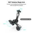 thumbnail image 3 of Super Clamp SMALLRIG con rosca de 1/4 y 3/8 y brazo mágico, 3 of 7
