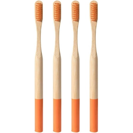 Blue Handle Toothbrushes with Individually Wrapped, 6.9 Inch Disposable ...