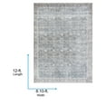 thumbnail image 2 of Livabliss x Vivir Lorelai Vintage Medallion Washable Area Rug, 8'10" x 12', Gray, (9' x 12'), 2 of 6