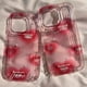 thumbnail image 2 of Funda trasera transparente suave con dibujos animados para iPhone, funda protectora con letras divertidas de gato Rosa Gradual para iPhone 14 Pro Max 13 12 11 Xsmax Xr Xs qiuyongming unisex, 2 of 2