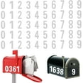 thumbnail image 1 of GHSDFBB Reflective Mailbox Numbers, Waterproof Mailbox Numbers Stickers Large 3 Inch Self Adhesive 50 Pcs 0-9 Vinyl Number for Signs, Door, Cars, Trucks, Home, Business, Address Number, 1 of 7